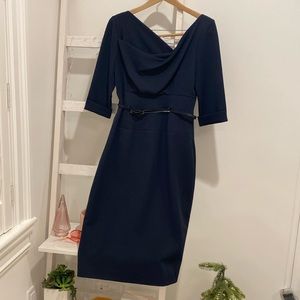 Saks Fifth Avenue Black Halo Jackie O Three-quarter sleeve dress